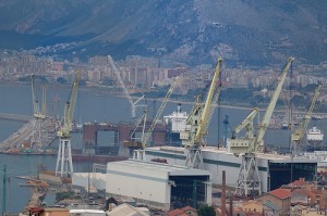 Il cantiere navale di Palermo